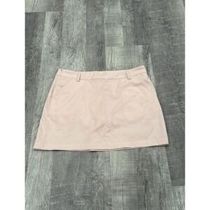 PUMA Women's Golf Skort‎ Size 14 Pink Athletic Tennis Skirt Activewear
